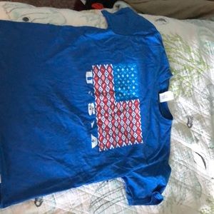 Blue u.s.a. T-shirt